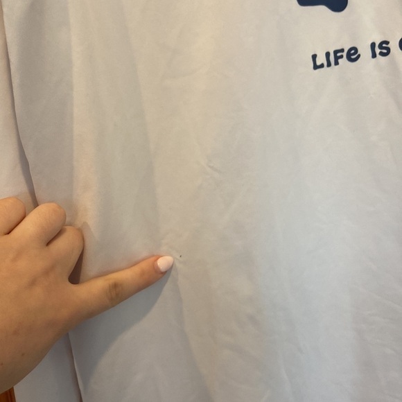 Life is Good Men's Jake Surf White Long Sleeve Rashguard Size Medium - Picture 9 of 9